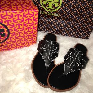 Brand NEW Tory Burch Jaime Logo Sandal